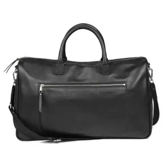 New BOLANGARO TREVOR Malcom Leather Weekend Bag - Picture 2 of 5